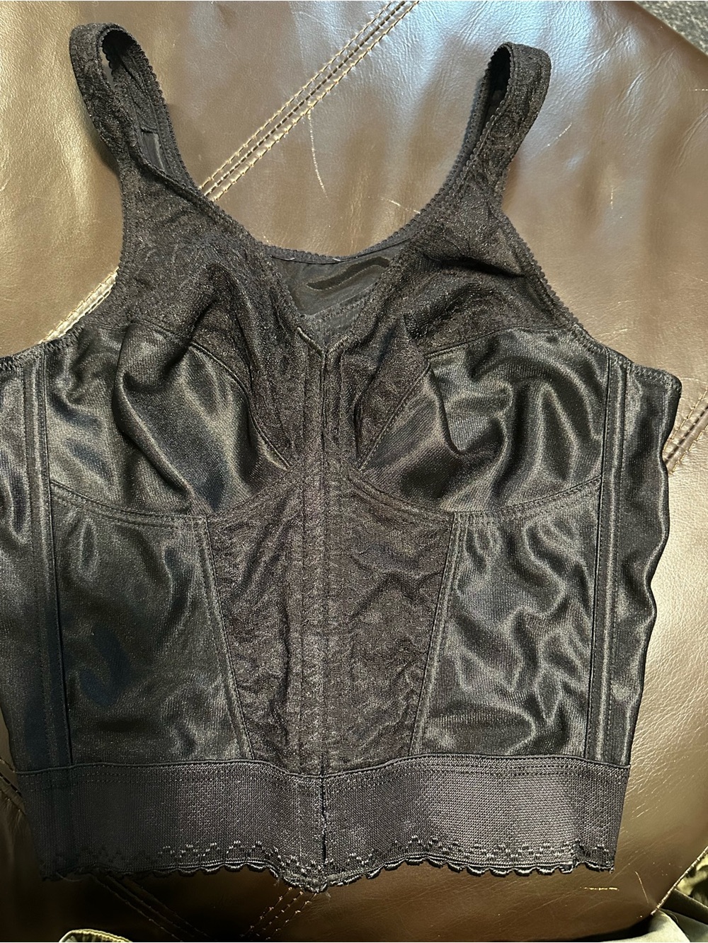 Black Longline Shaping Camisole - Women's Intimates